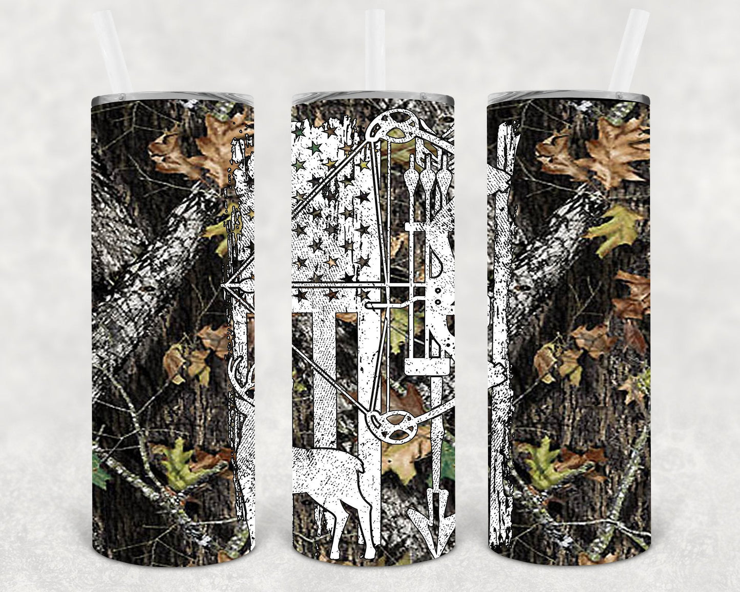 Bow Hunting 20 oz Skinny Tumbler