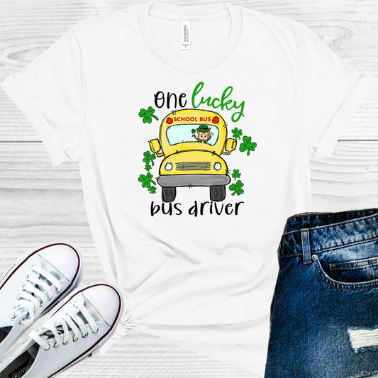 One Lucky Bus Driver Graphic Tee