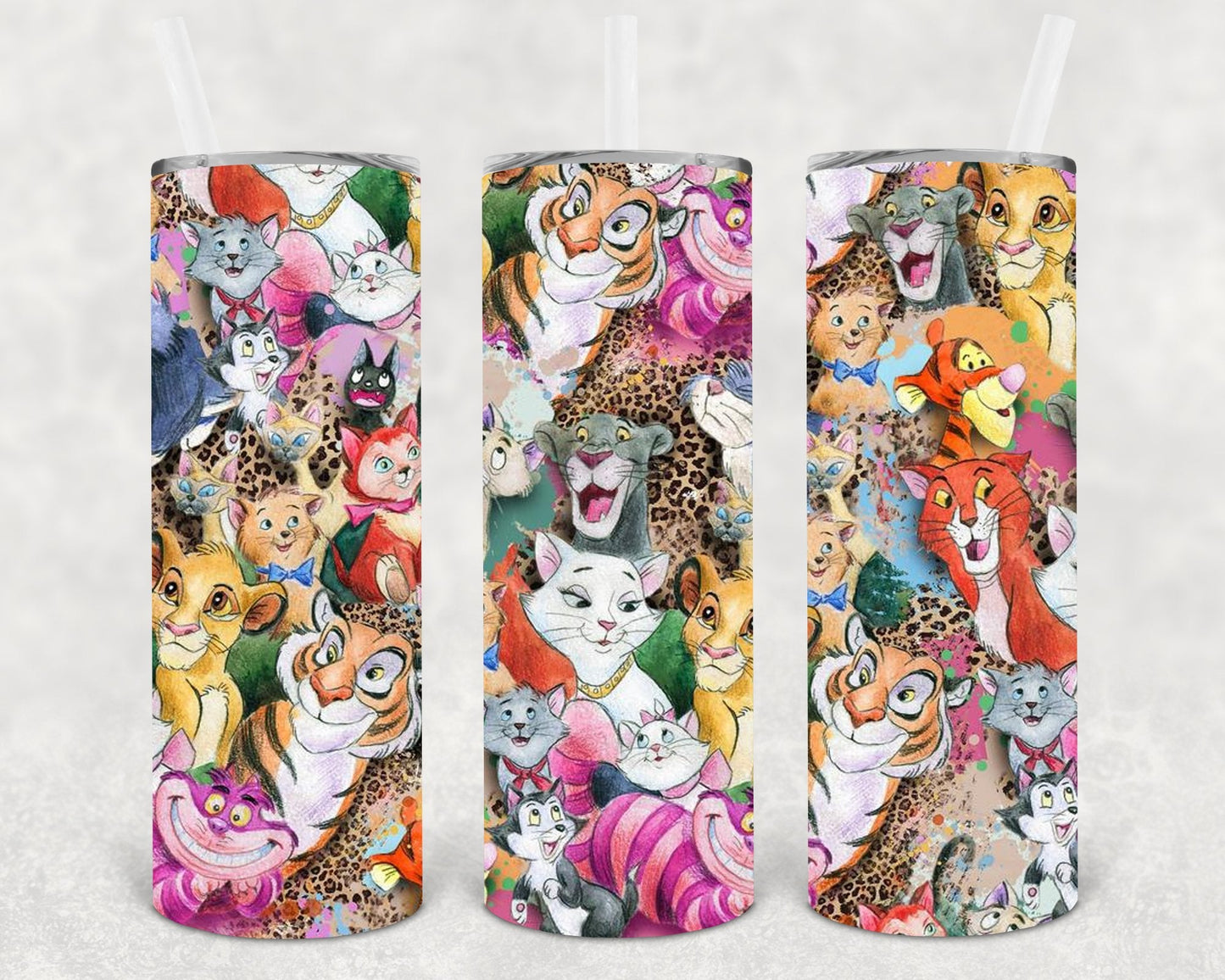 Cats 20 oz Skinny Tumbler