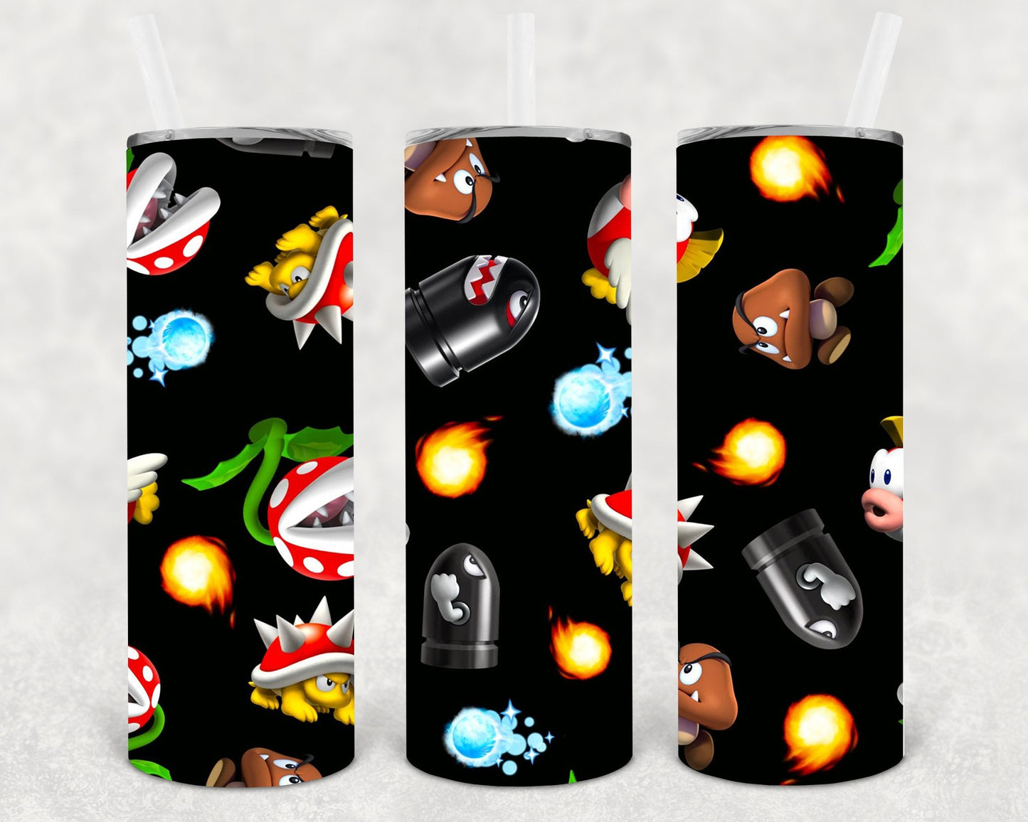 Game Characters 20 oz Skinny Tumbler