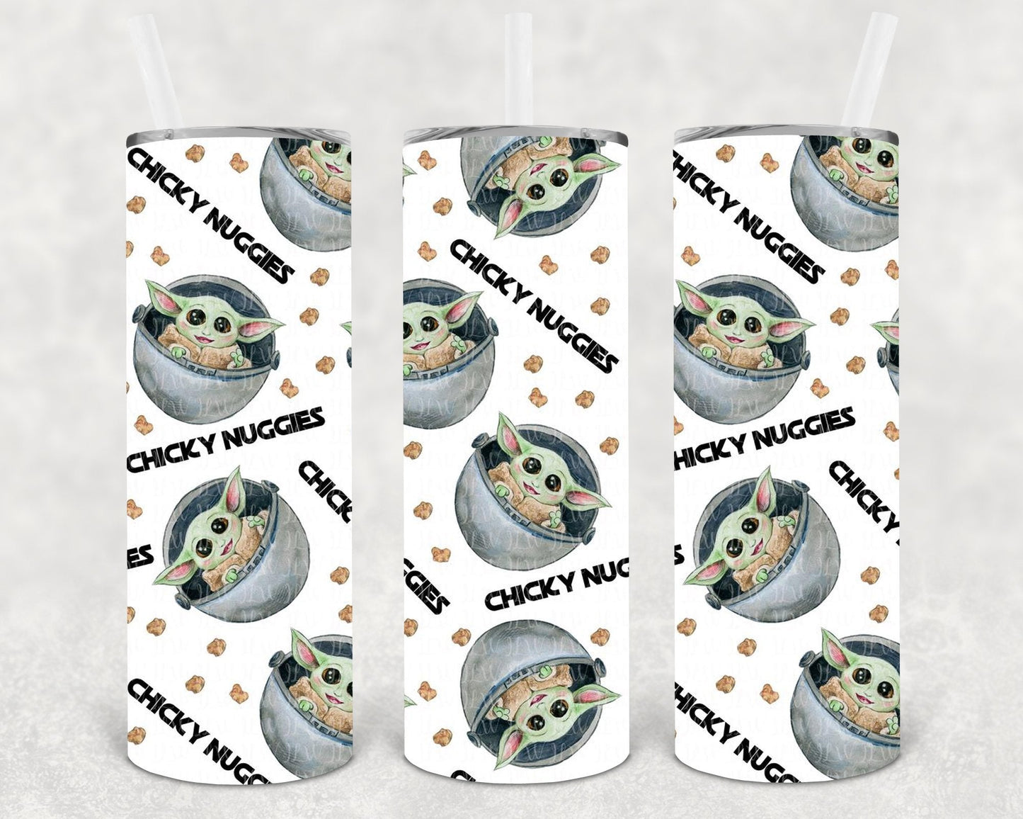 Chicky Nuggies 20 oz Skinny Tumbler