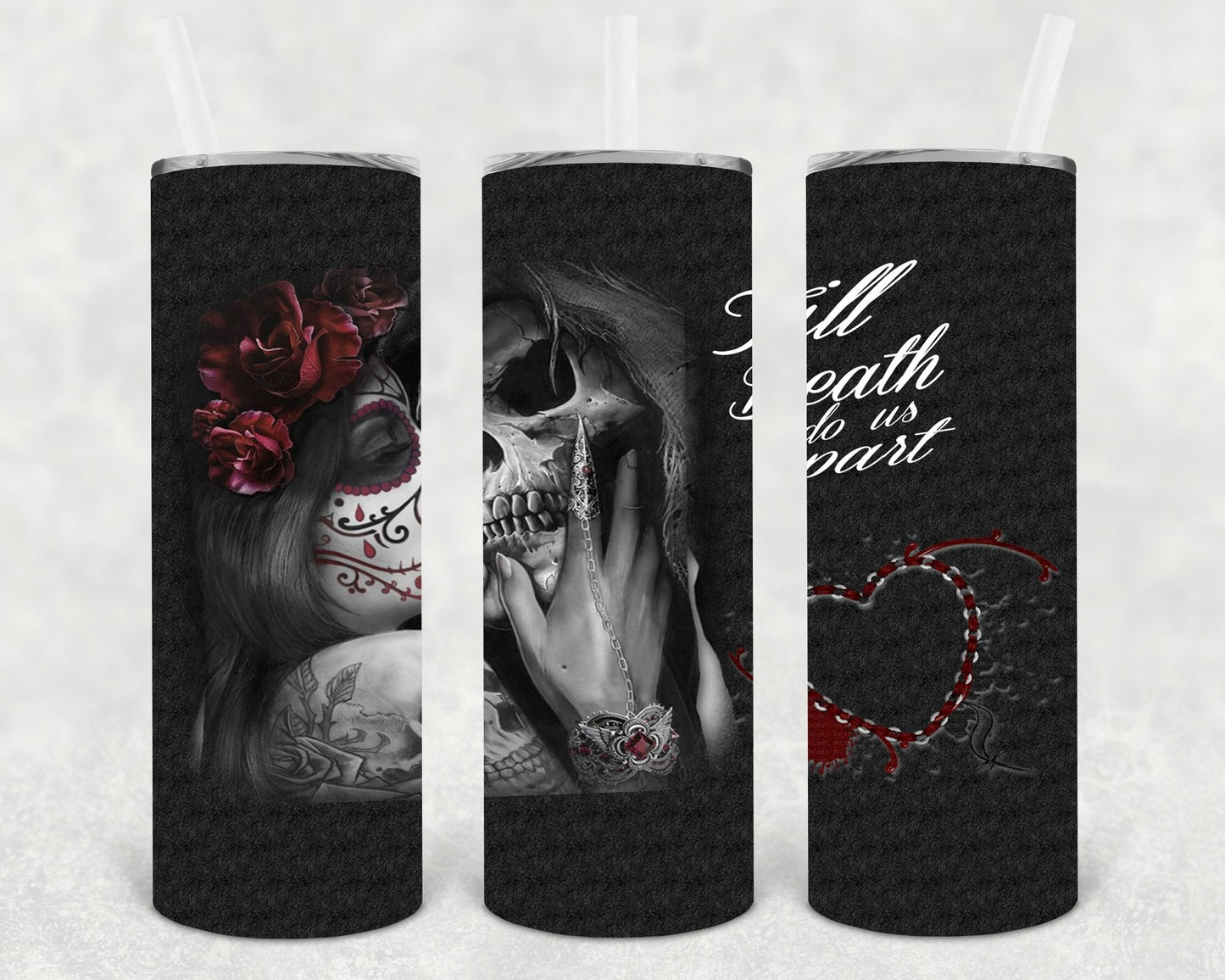 Til Death Do Us Part 20 oz Skinny Tumbler