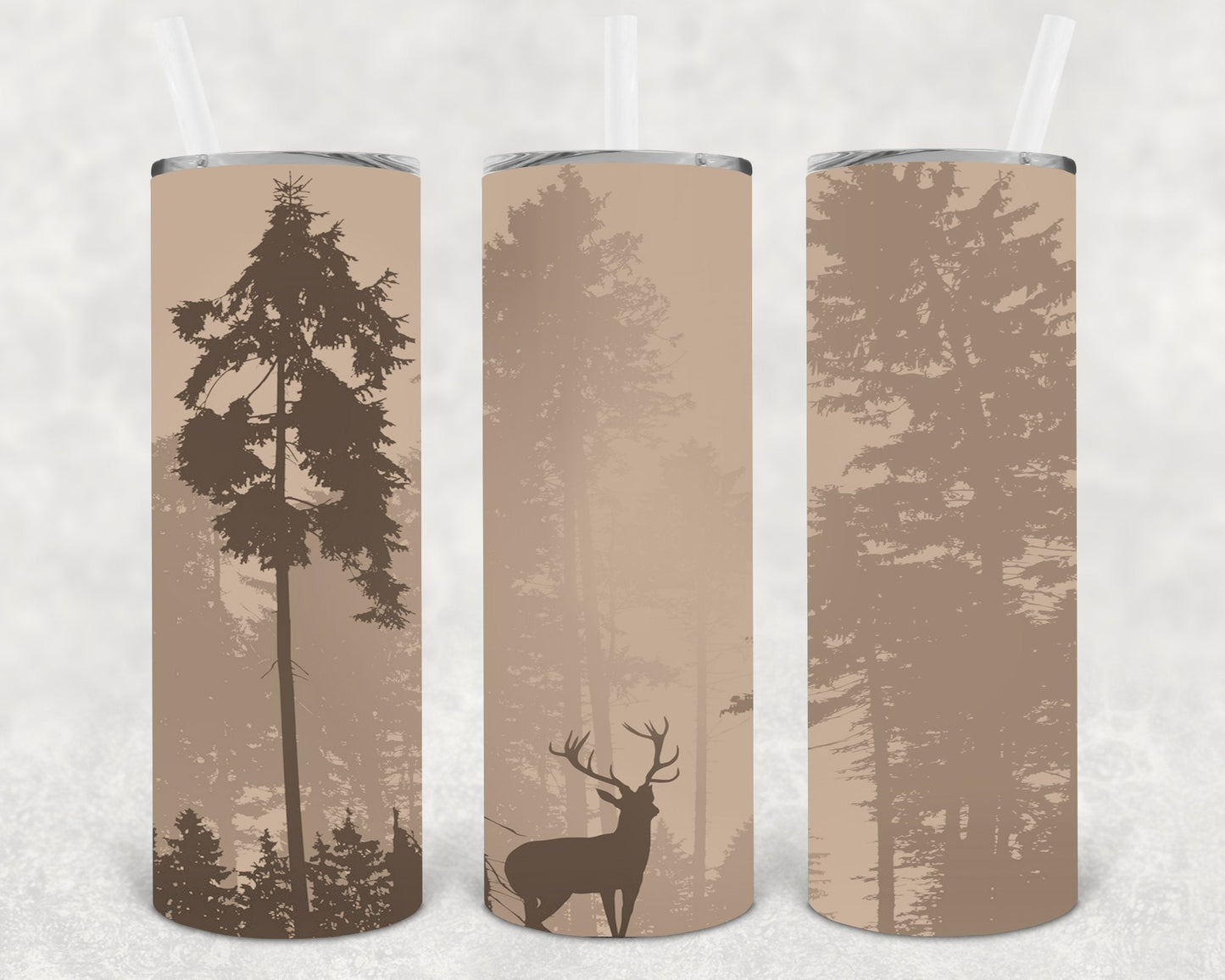 Deer Woods 20 oz Skinny Tumbler