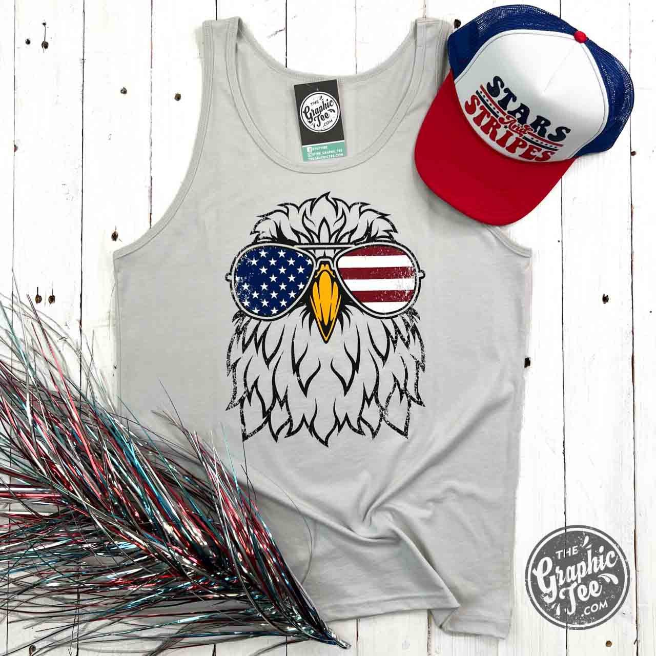Eagle Aviator Silver Unisex Tank