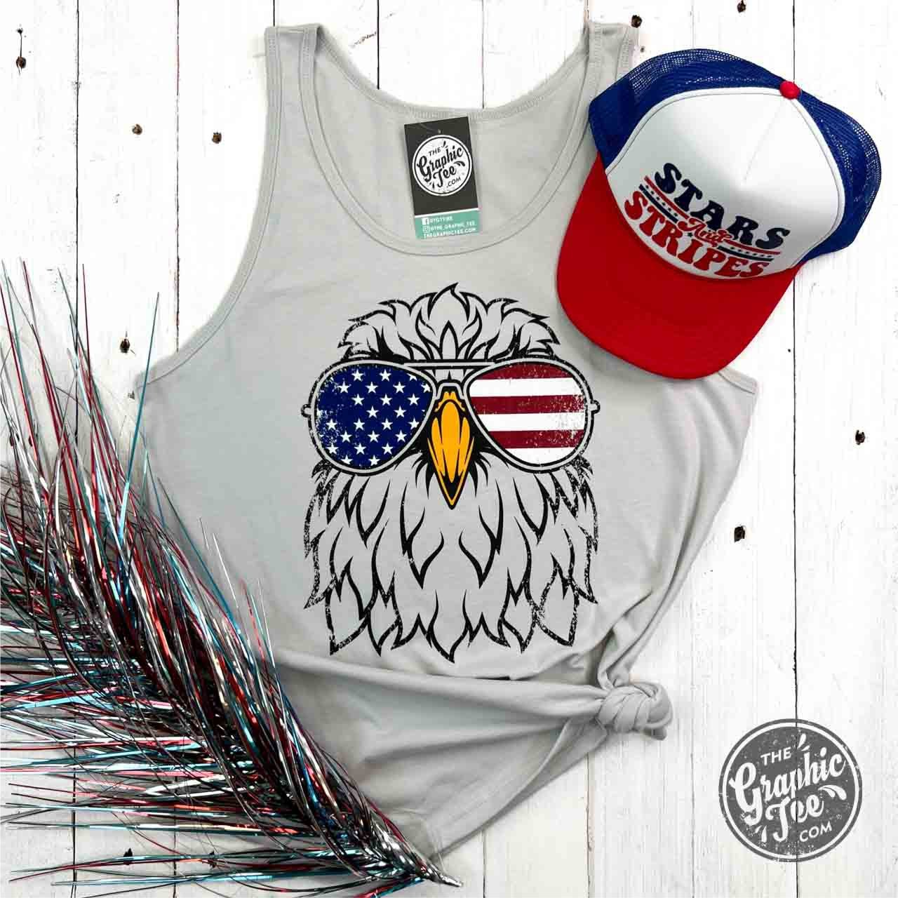 Eagle Aviator Silver Unisex Tank