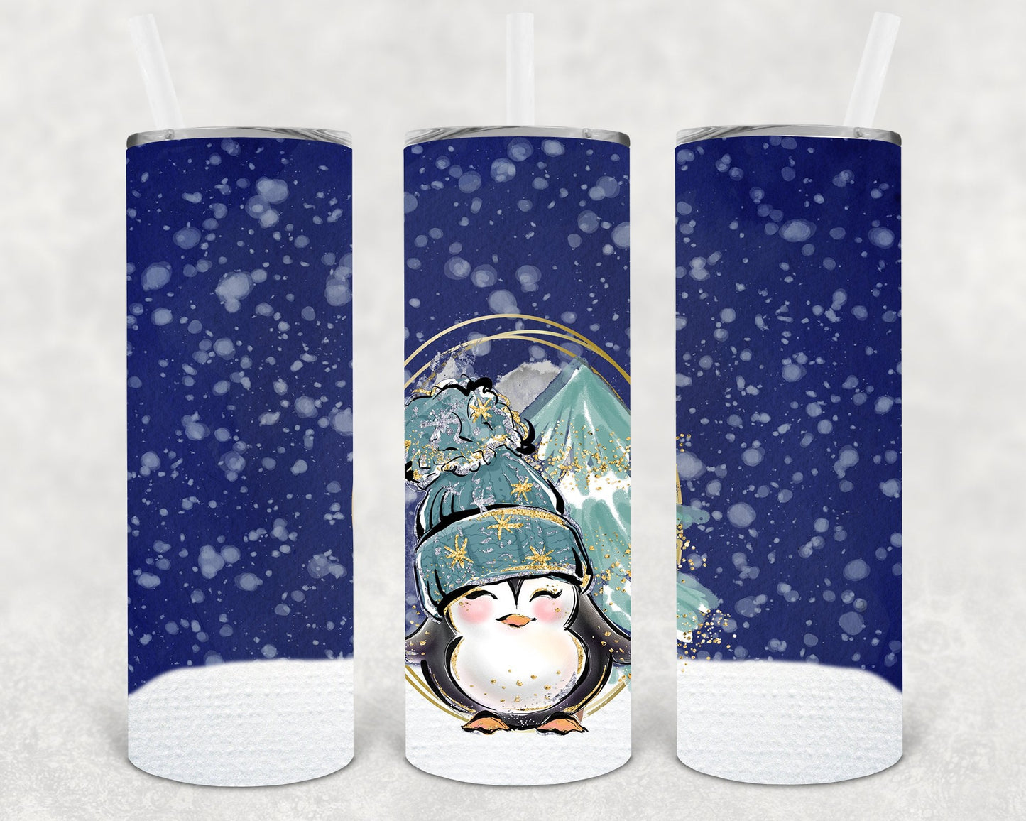 Penguin 20 oz Skinny Tumbler