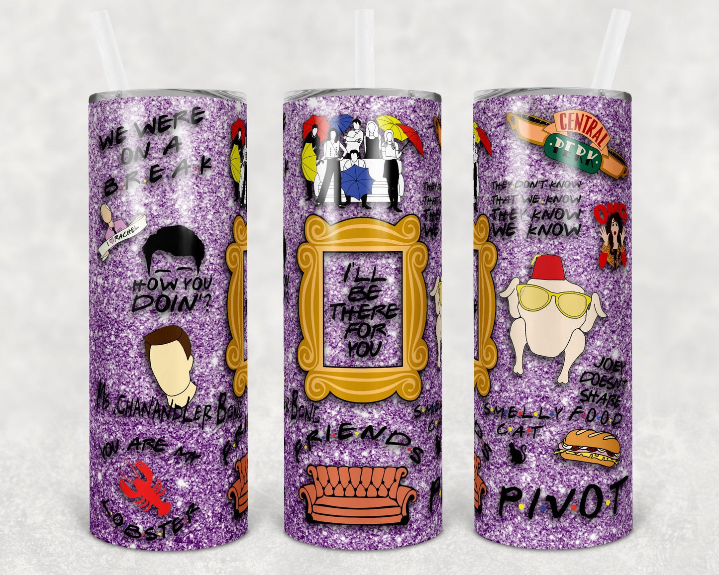 Friends 20 oz Skinny Tumbler