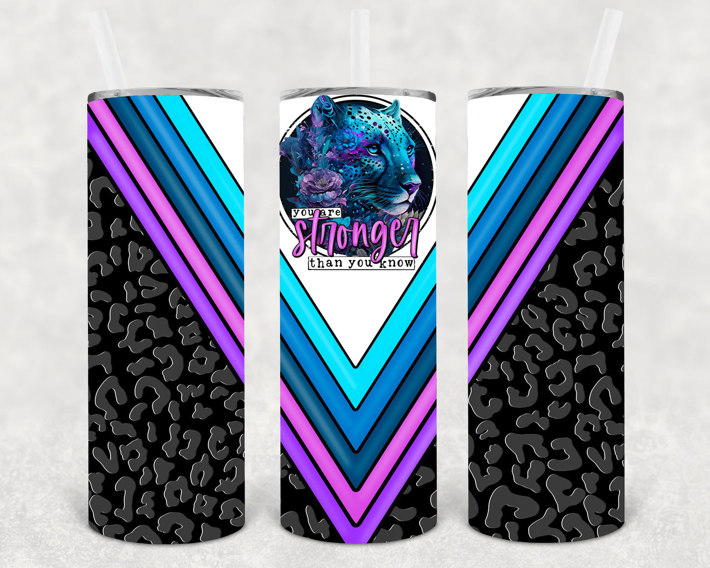 You are Stronger Than You Know 20 oz Skinny Tumbler