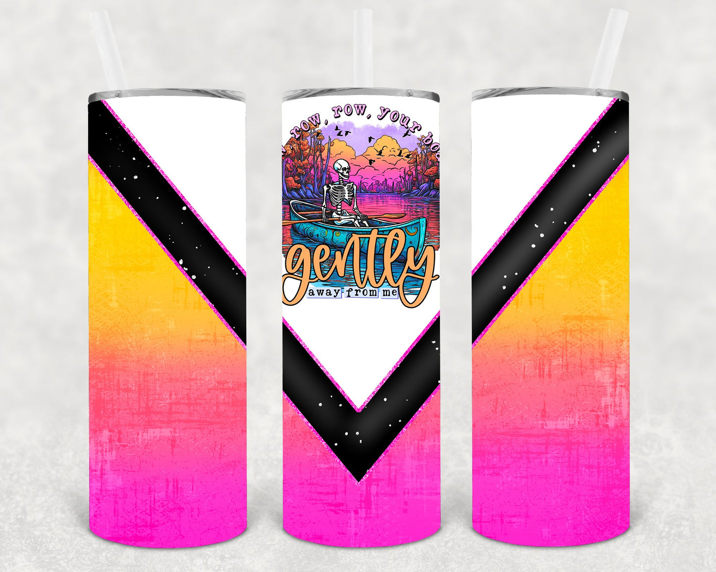 Row Row Row Your Boat 20 oz Skinny Tumbler