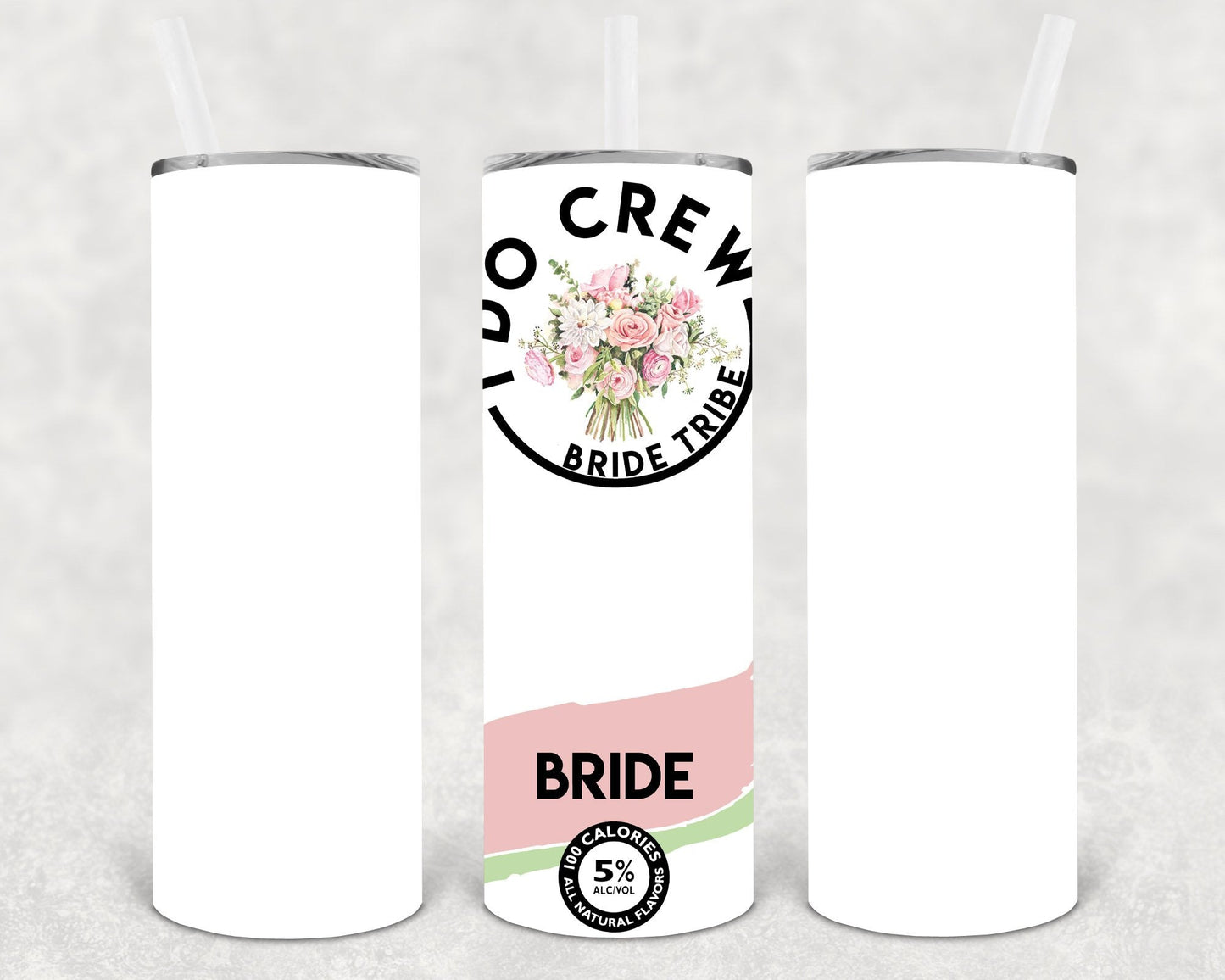 I Do Crew Bride 20 oz Skinny Tumbler