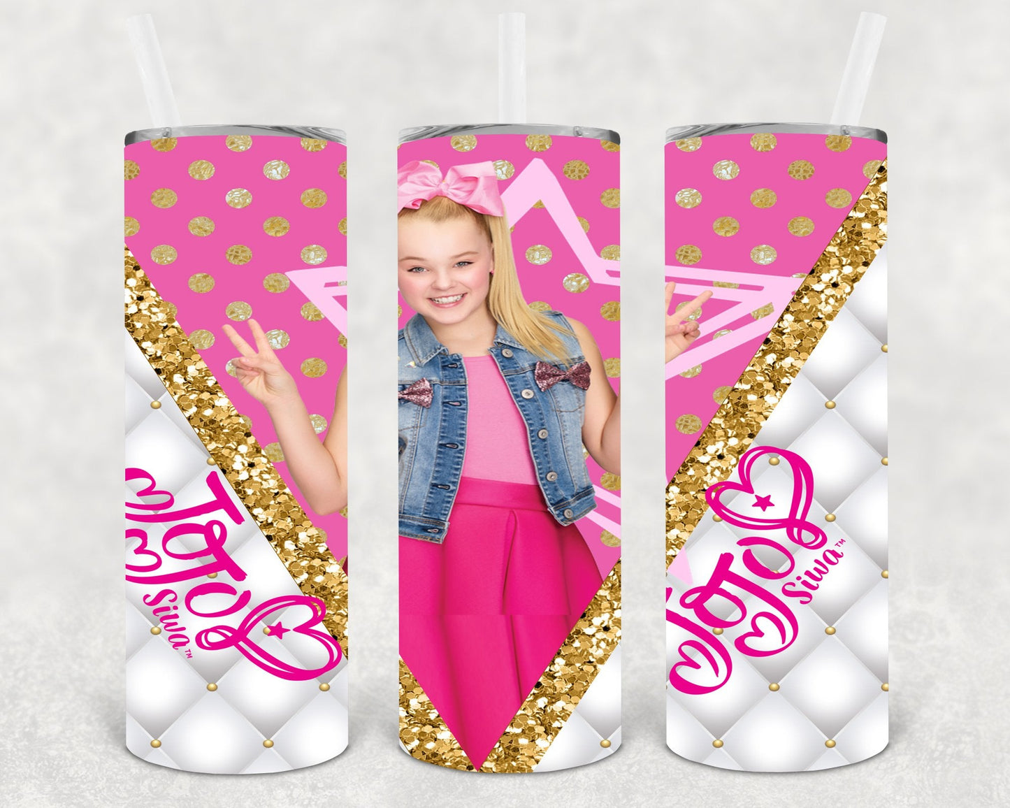 Jojo Siwa 20 oz Skinny Tumbler