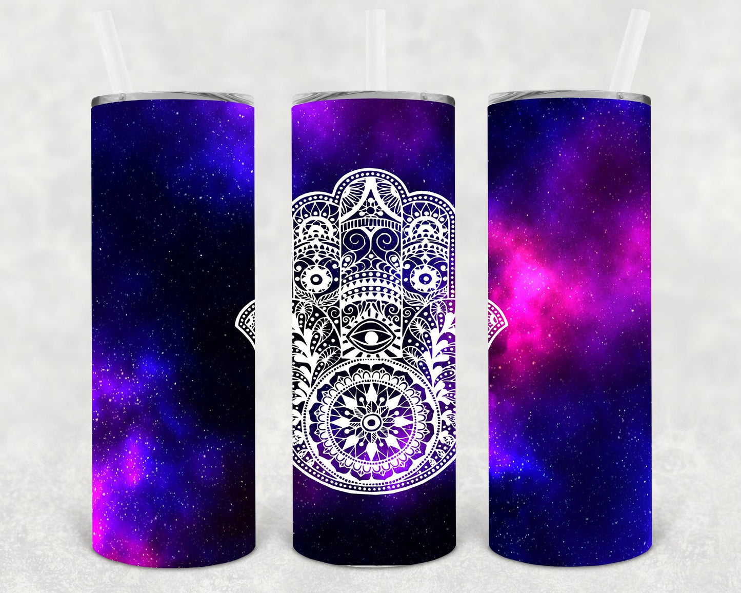 Mandala Hand 20 oz Skinny Tumbler