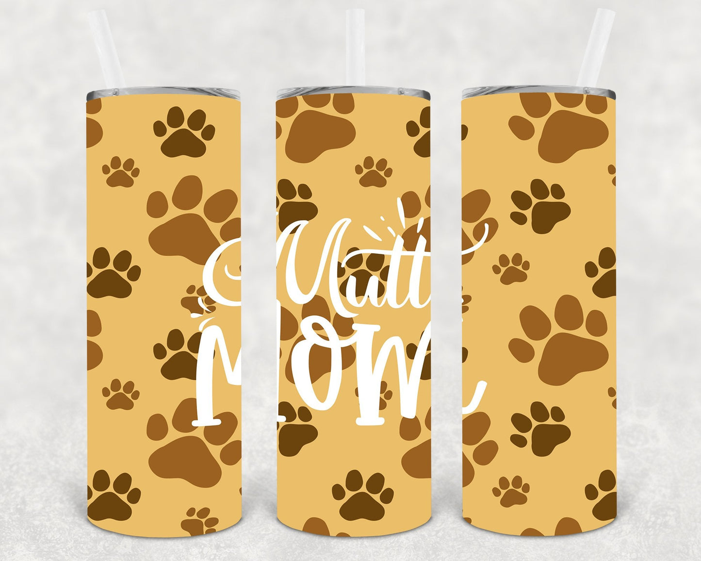 Mutt Mom 20 oz Skinny Tumbler