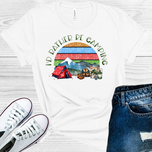 I'd Rather Be Camping Graphic Tee