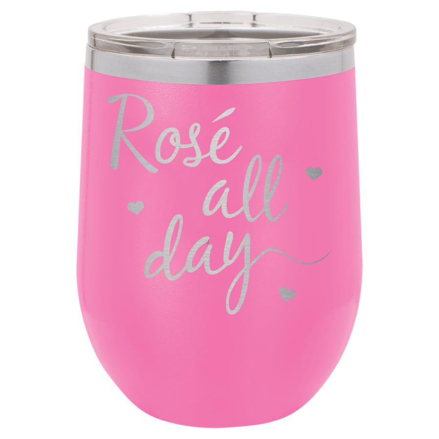 Rose All Day 12 oz Polar Camel Wine Tumbler