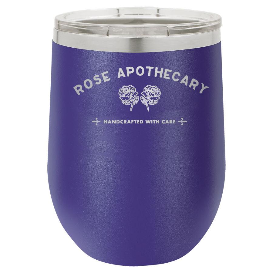 Rose Apothecary 12 oz Polar Camel Wine Tumbler