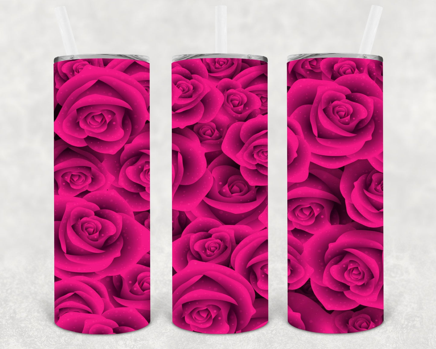 Roses 20 oz Skinny Tumbler