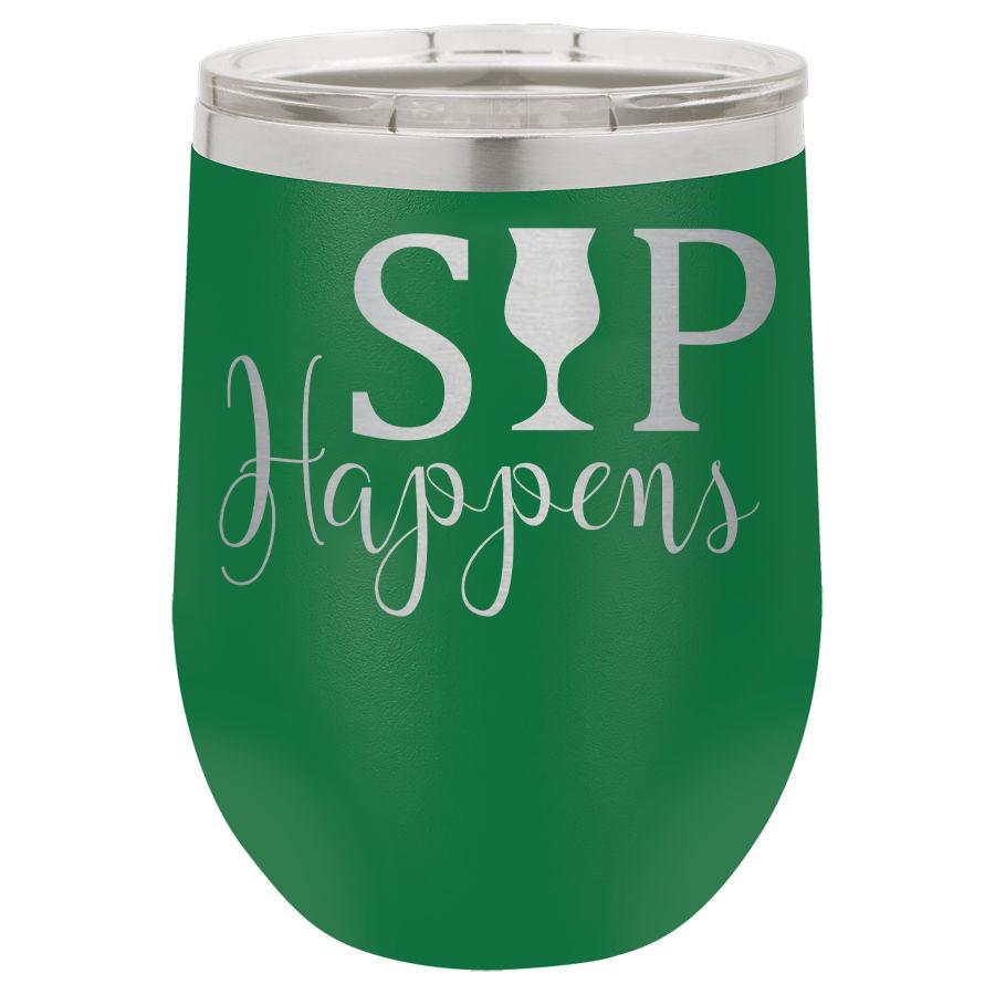 Sip Happens 12 oz Polar Camel Wine Tumbler