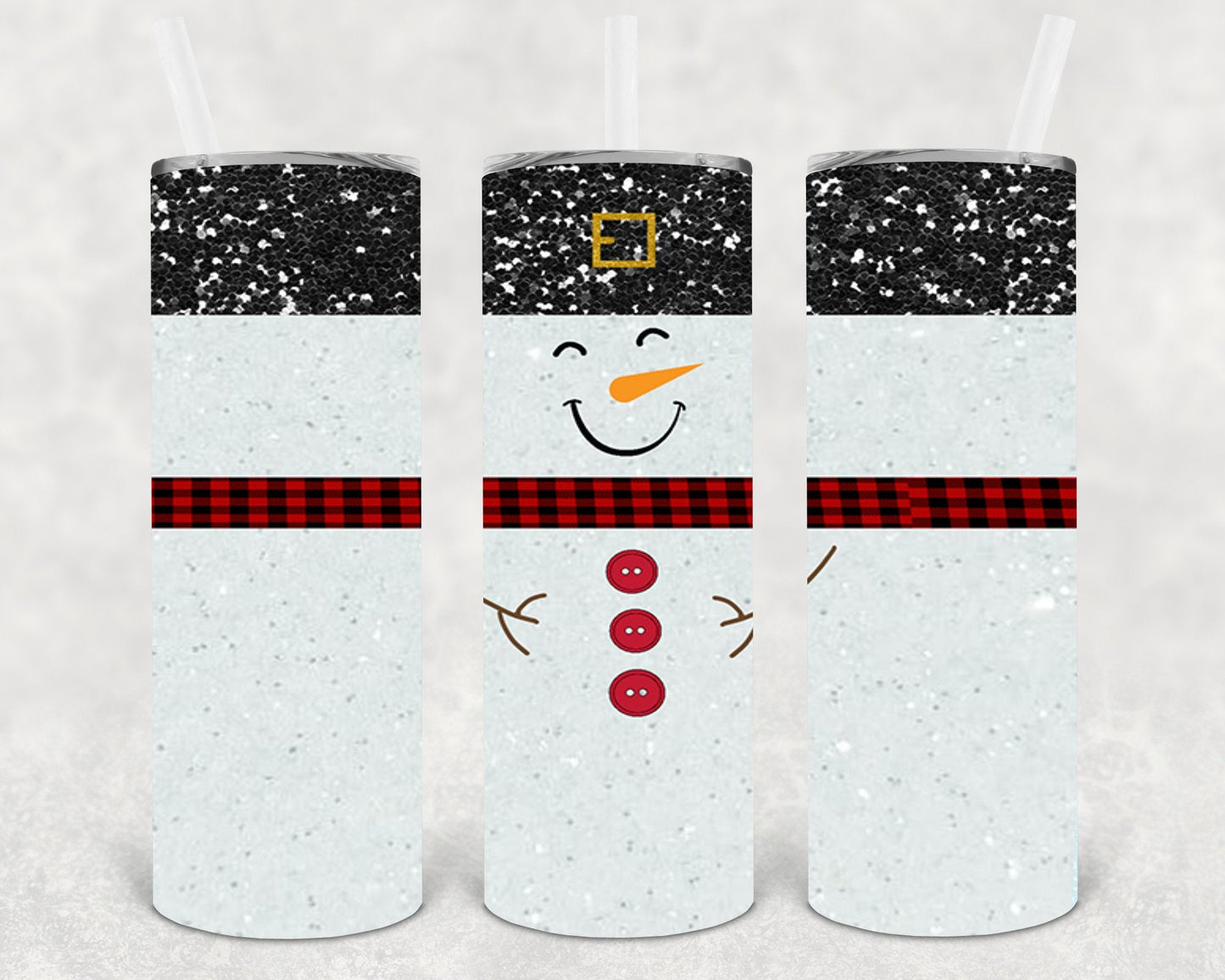 Snowman 20 oz Skinny Tumbler