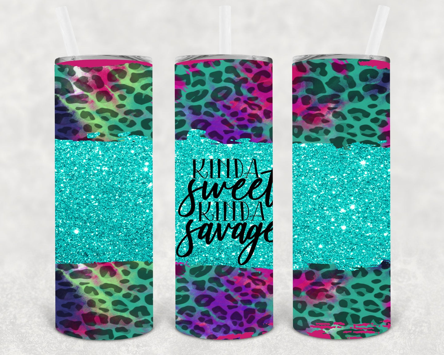 Kinda Sweet Kinda Savage 20 oz Skinny Tumbler
