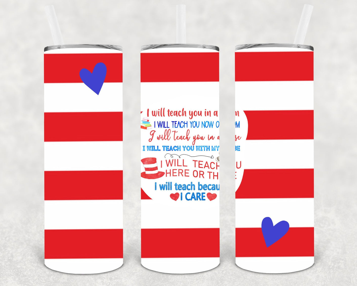 Teaching 20 oz Skinny Tumbler