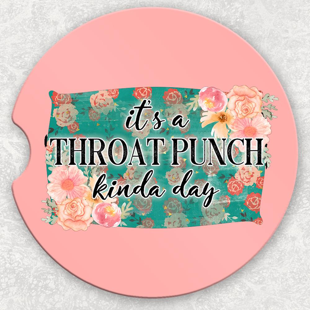 Car Coaster Set - It's a Throat Punch Kinda Day