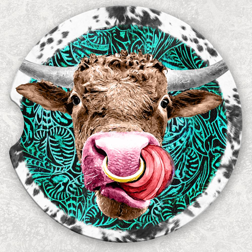 Car Coaster Set - Cow