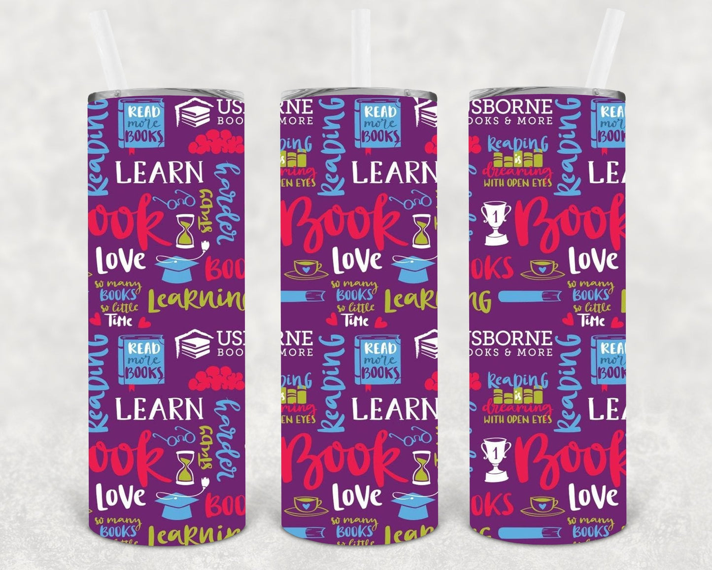 Usborne Books 20 oz Skinny Tumbler
