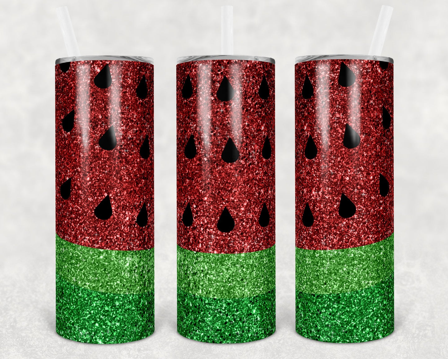 Watermelon 20 oz Skinny Tumbler