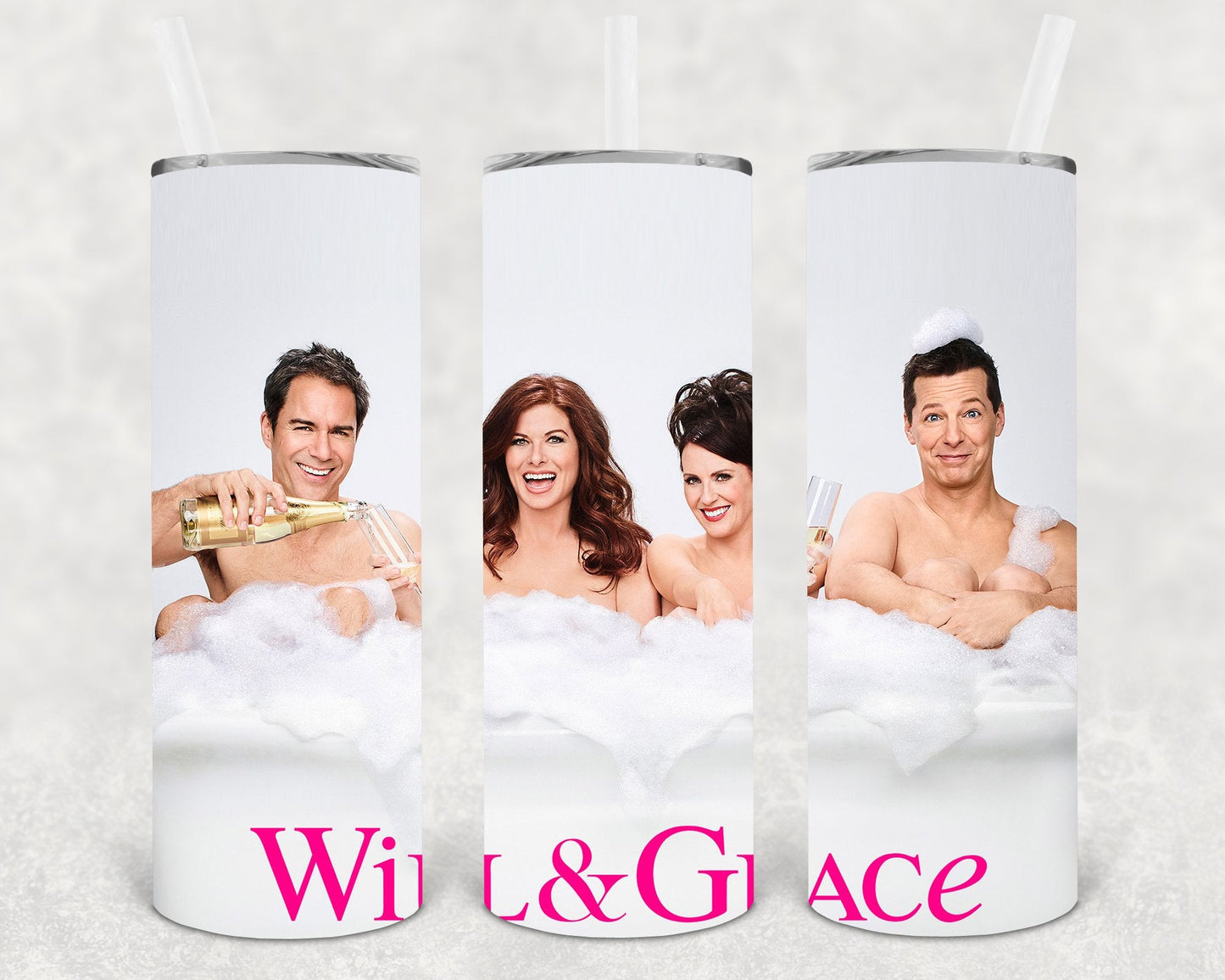 Will and Grace 20 oz Skinny Tumbler