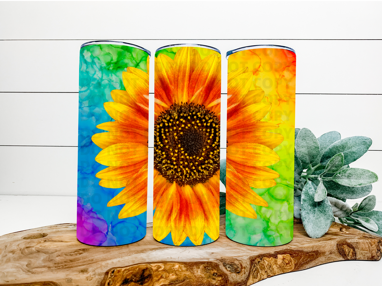 Tie Dye Sunflower