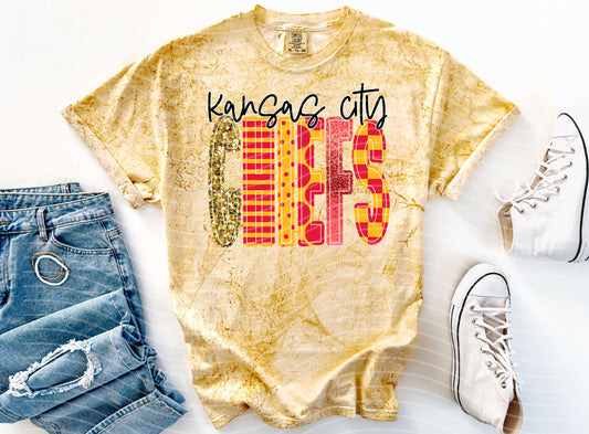 Chiefs Mixed Font Graphic Tee