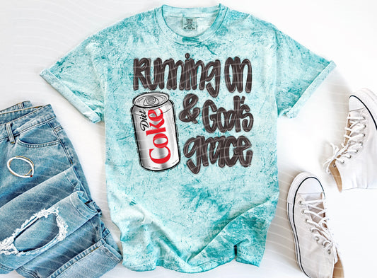 Running on Diet Coke & God's Grace Graphic Tee
