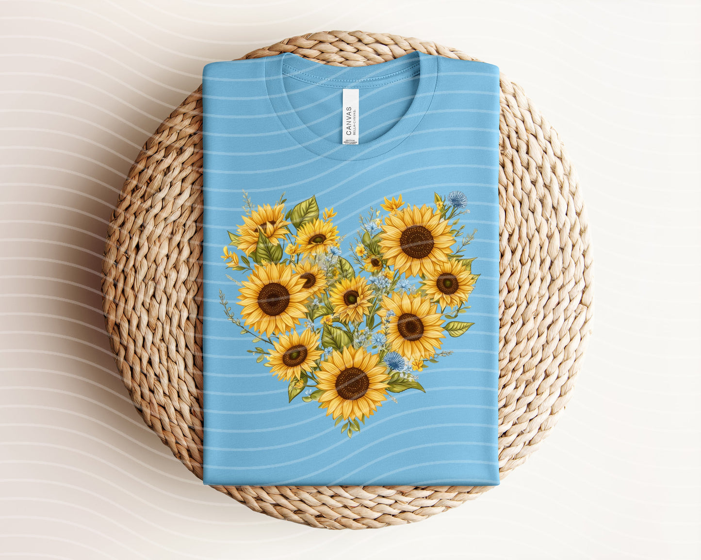Sunflower Heart Graphic Tee