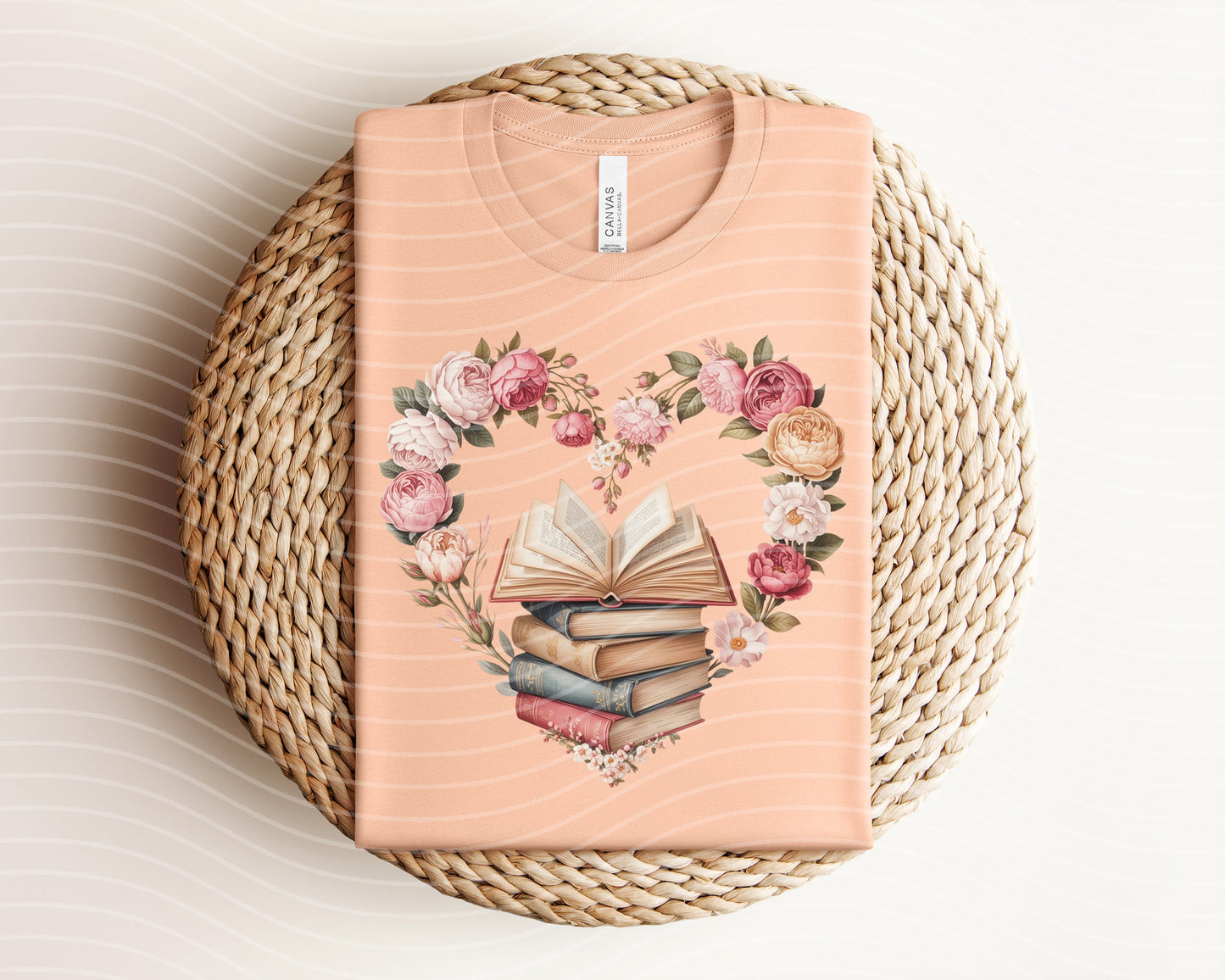 Book Heart Graphic Tee