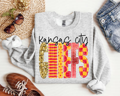 Chiefs Mixed Font Graphic Tee