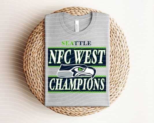 NFC West Champions Seahawks Graphic Tee