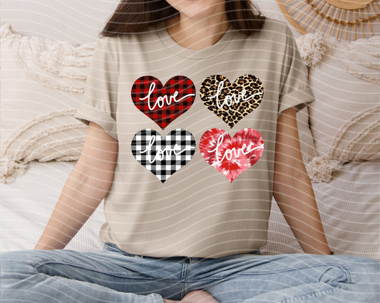 Love Hearts Graphic Tee