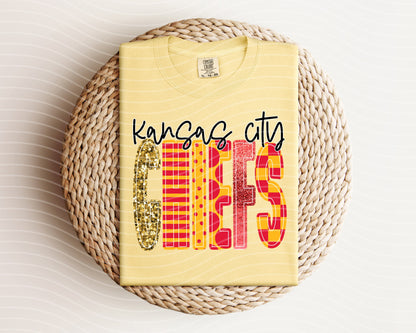 Chiefs Mixed Font Graphic Tee