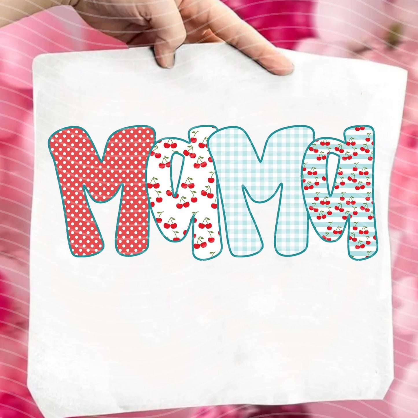 Mama Cherries Name Graphic Tee