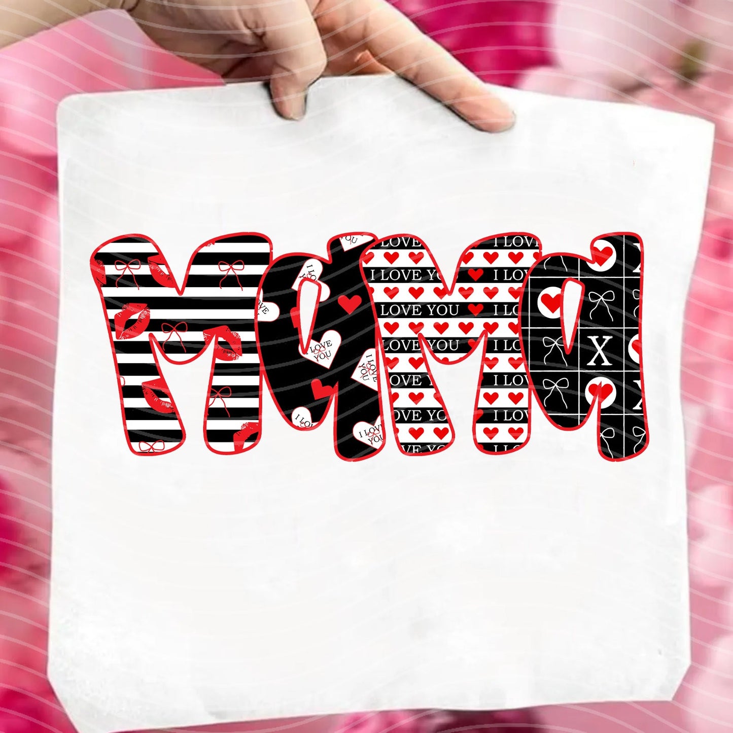 Mama Love You Name Graphic Tee