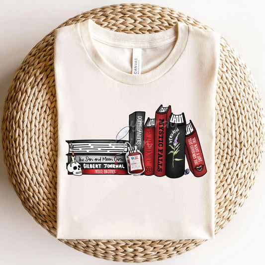 Vampire Diaries Books Graphic Tee