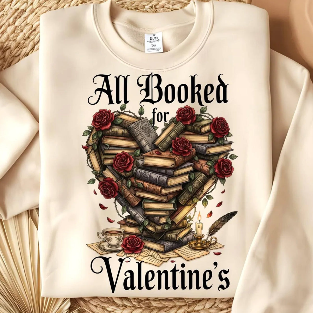 All Booked for Valentines Graphic Tee