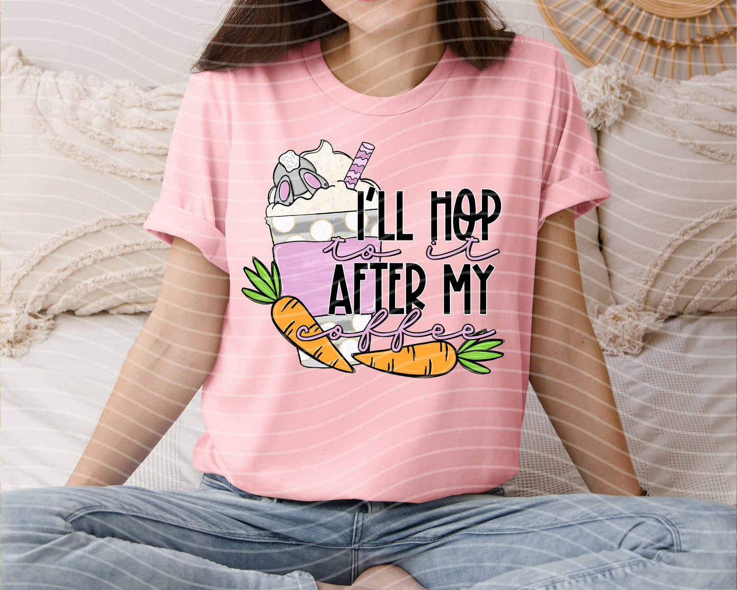 I'll Hop to it After My Coffee Graphic Tee