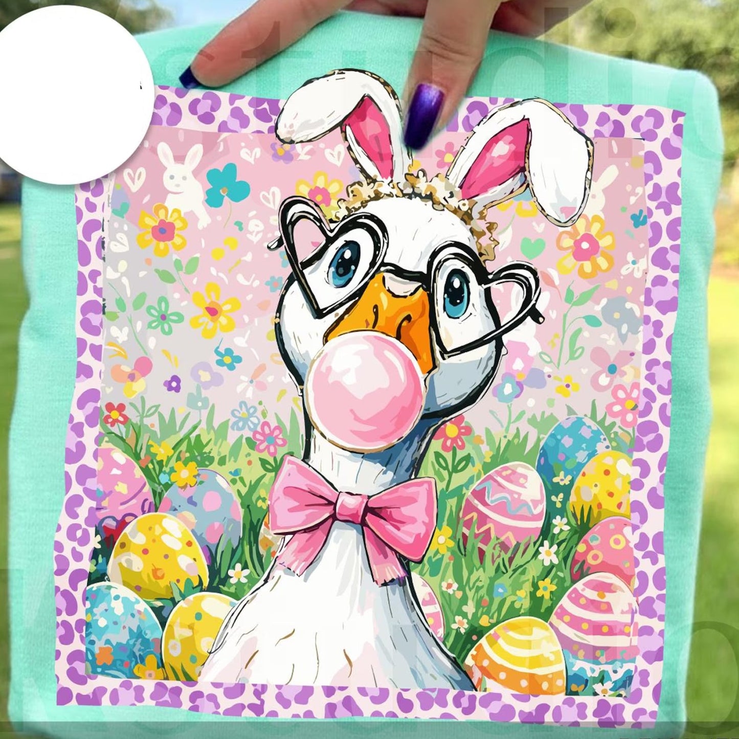 Bubble Bunny Goose Graphic Tee