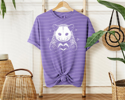 Black and White Possum Graphic Tee