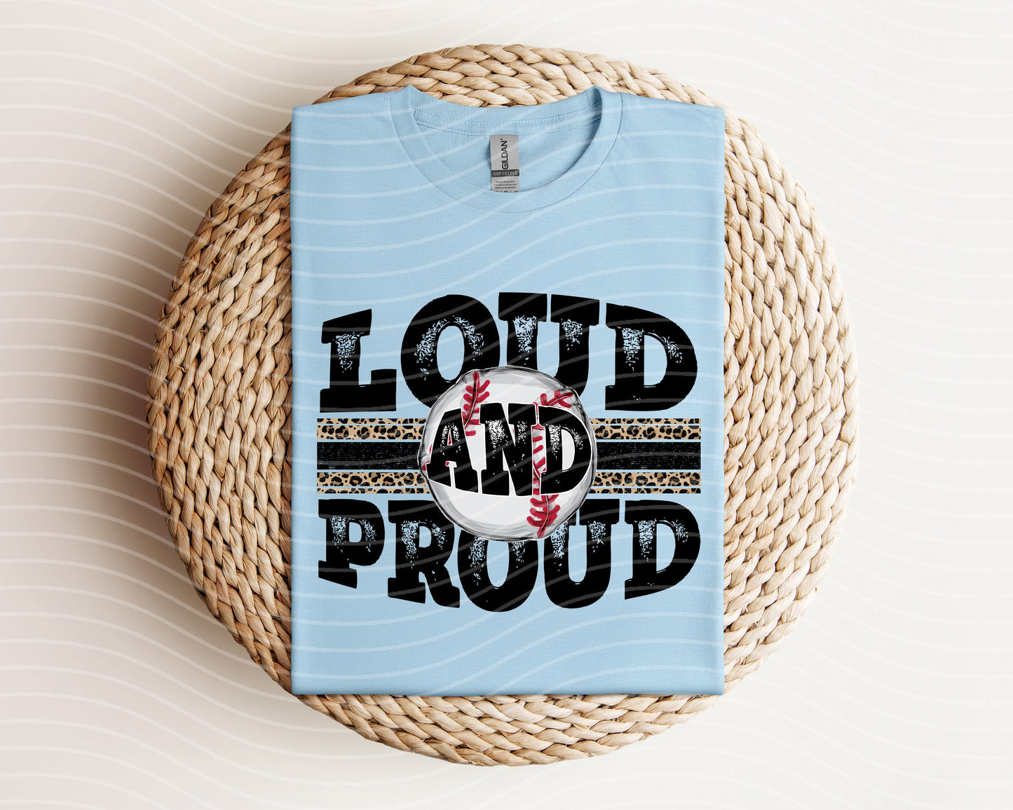 Loud and Proud Baseball Graphic Tee