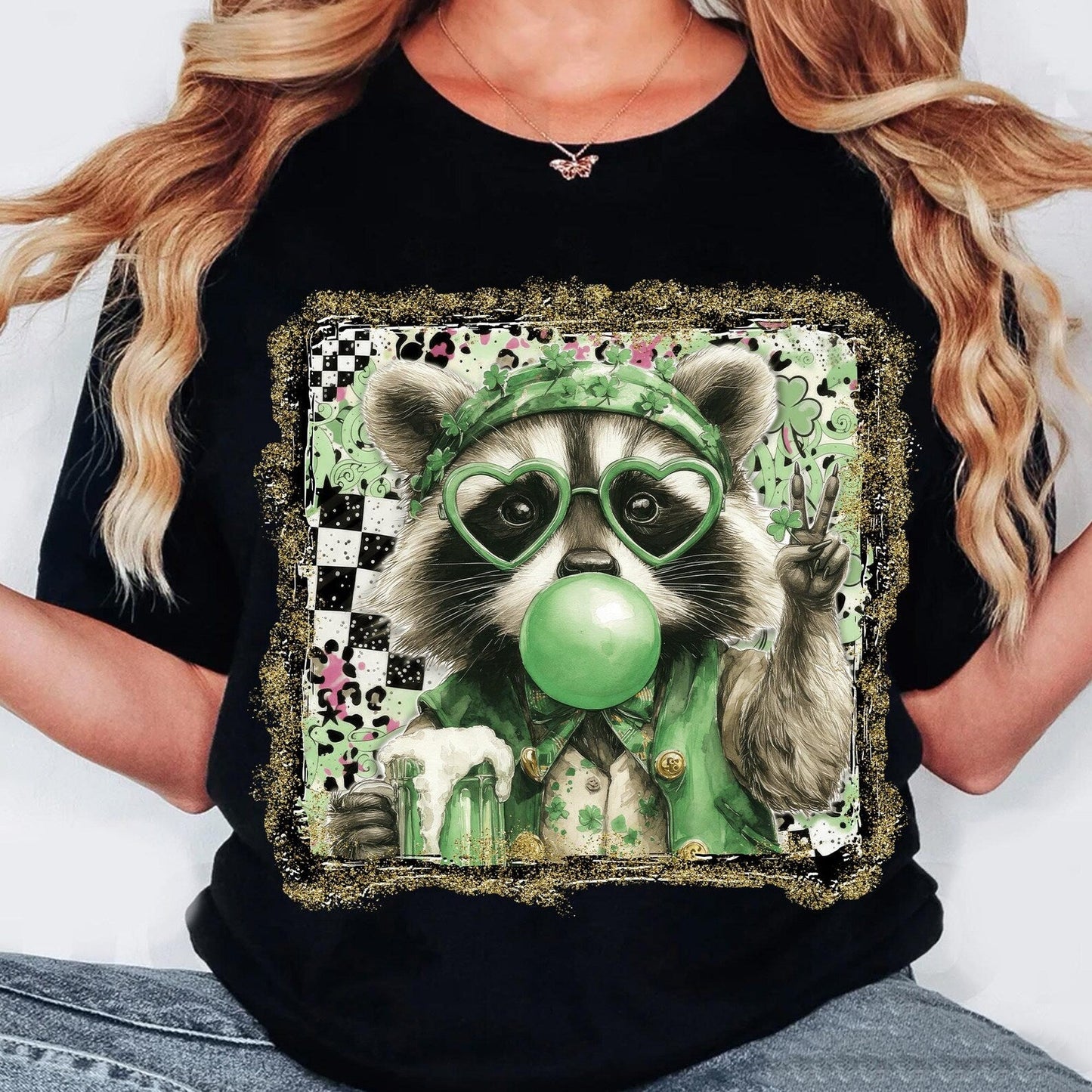 Lucky Raccoon Graphic Tee