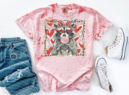 Leopard Raccoon Graphic Tee