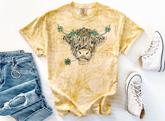 St Patricks Day Cow Graphic Tee